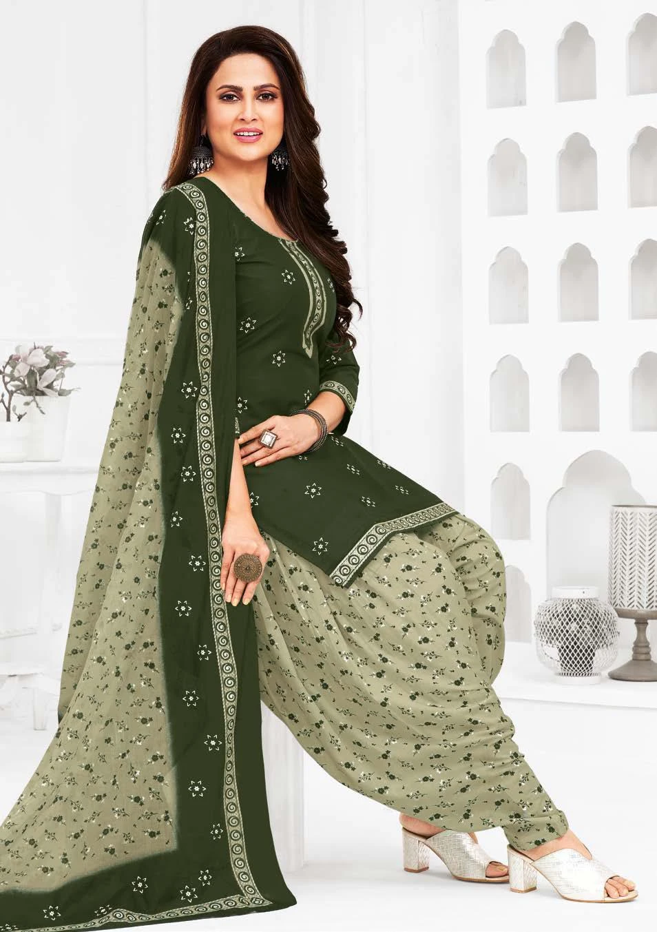 Ganpati Vaishali Vol 8 Pure Cotton Wholesale Salwar Suit Catalog — Wholesale Salwar Suits, Ganpati wholesale from Surat — view 6